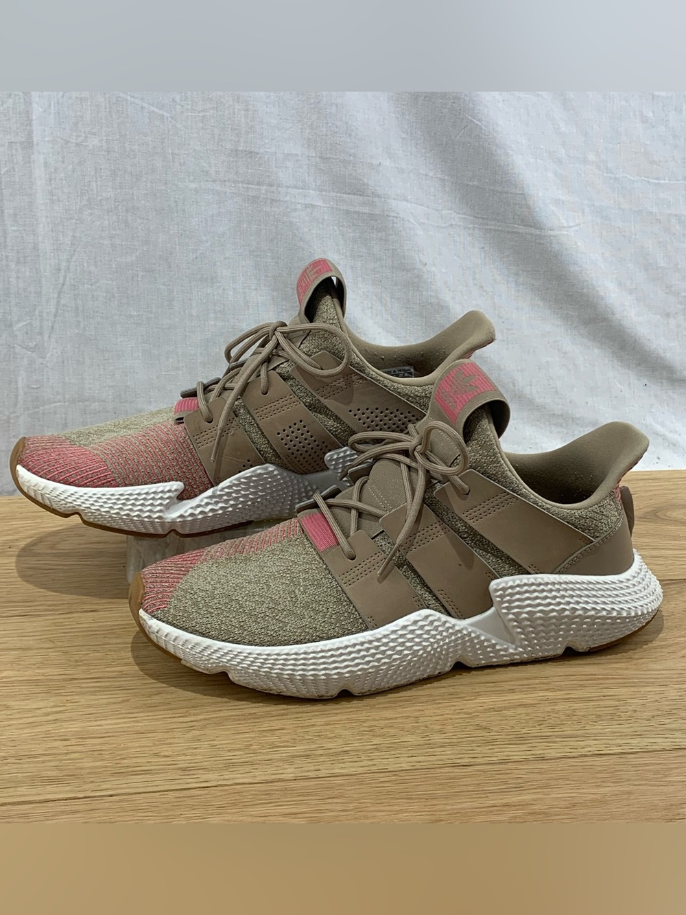 Adidas Prophere Trace Khaki Chalk Pink CQ2128 Men's Size 12 Athletic Sneakers